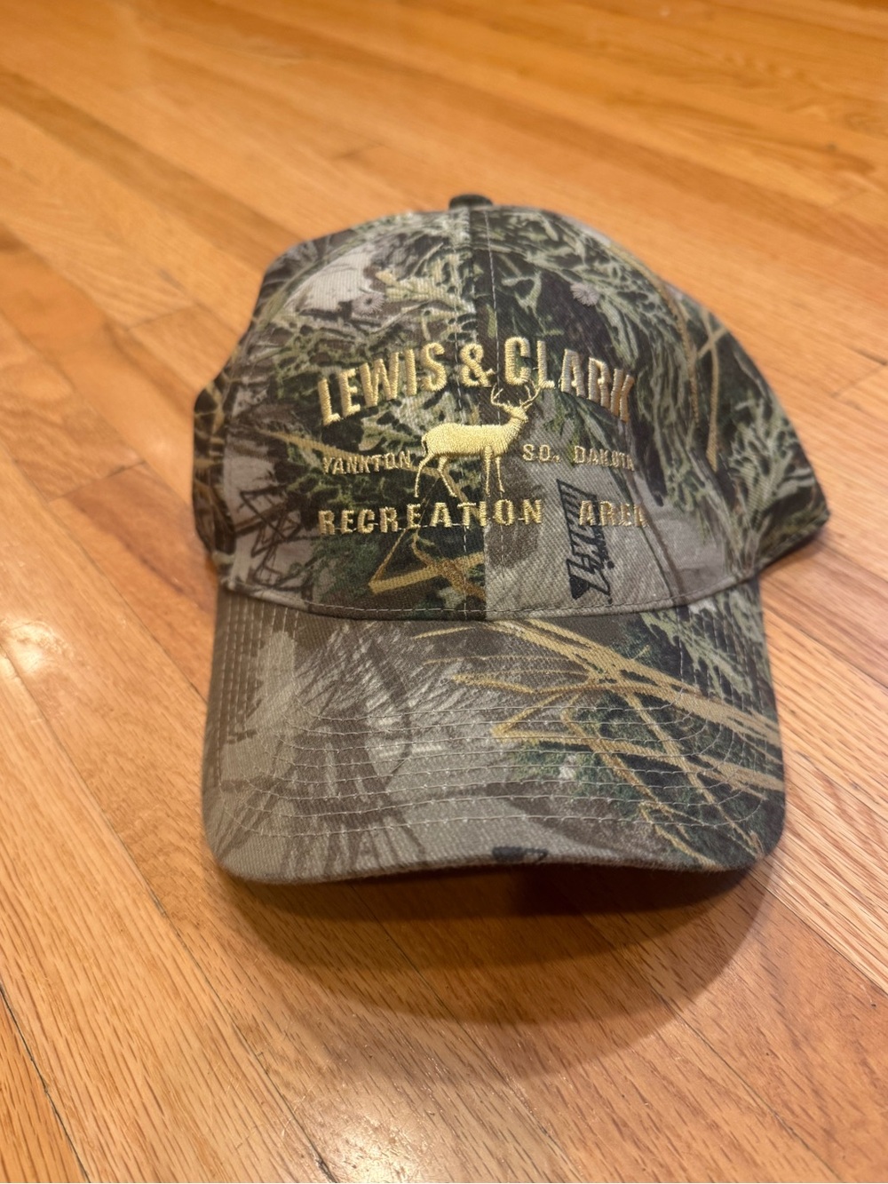 Lewis & Clark Yankton South Dakota Recreation Camouflage Hat - Green Camo